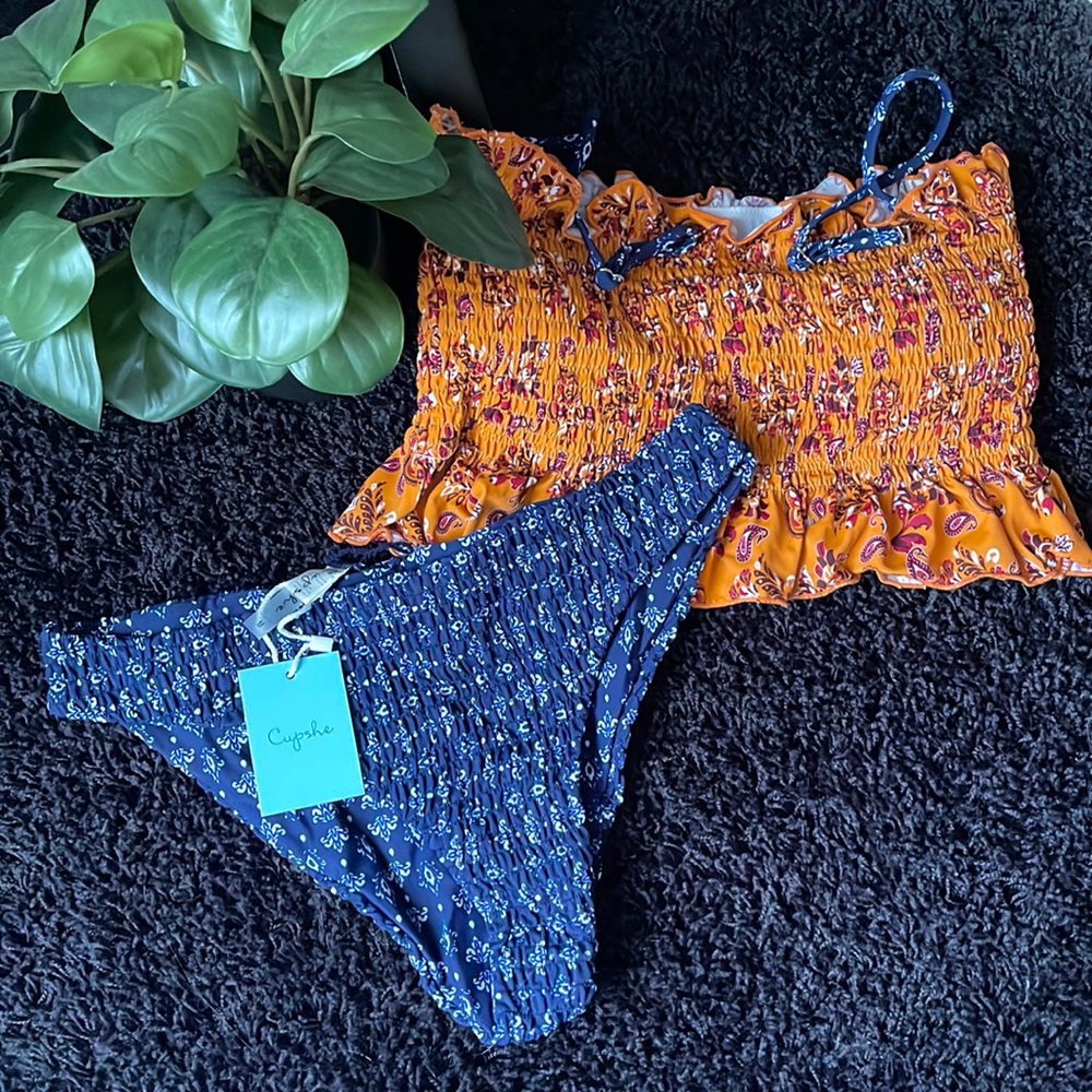 NEW CUPSHE Bathing Suit Two Piece